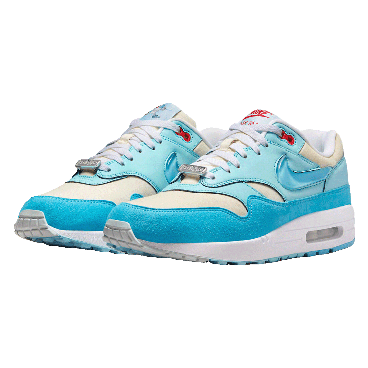 Nike Air Max 1 Puerto Rico Blue Gale Side
