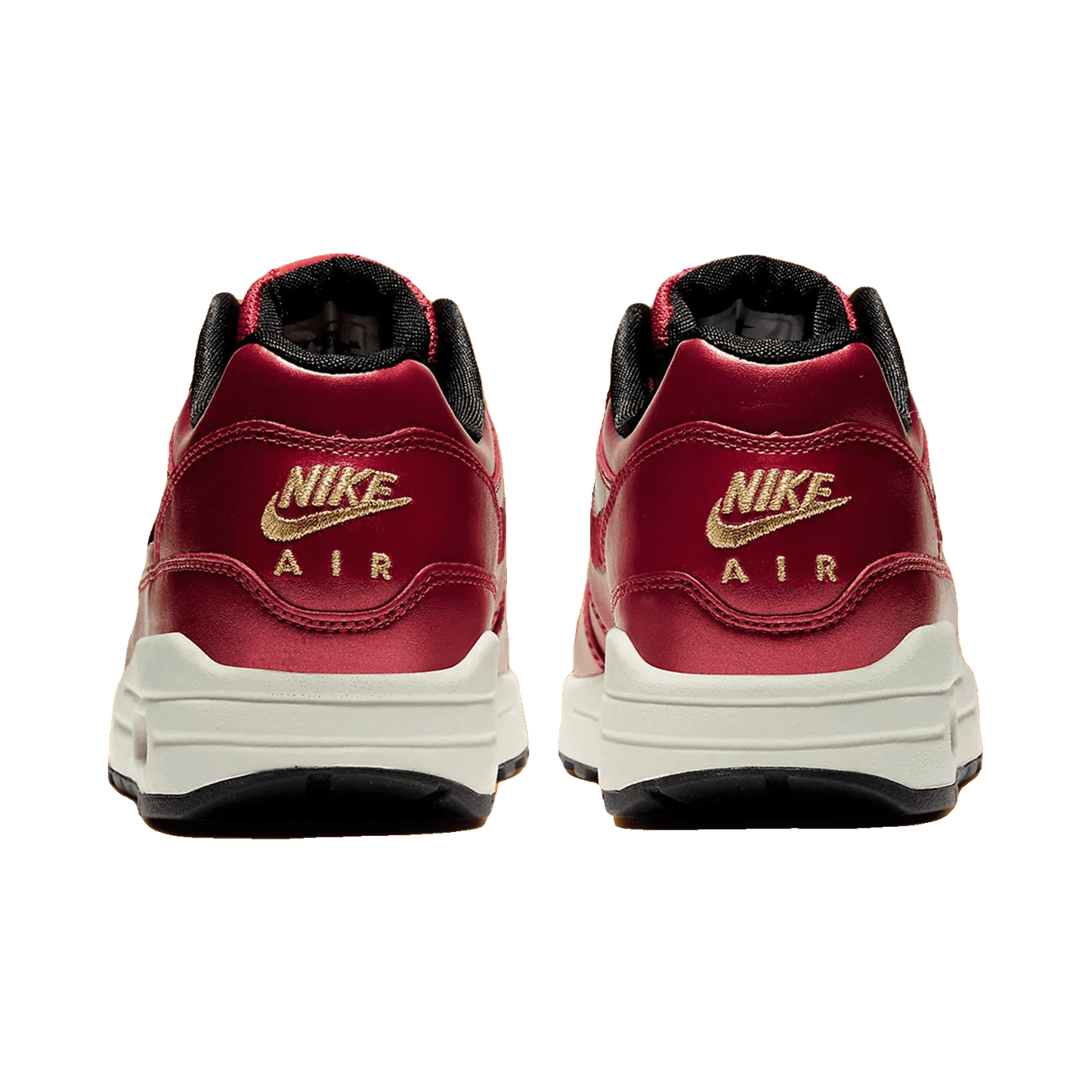 Nike Air Max 1 Red Gold Sequin (W) Back
