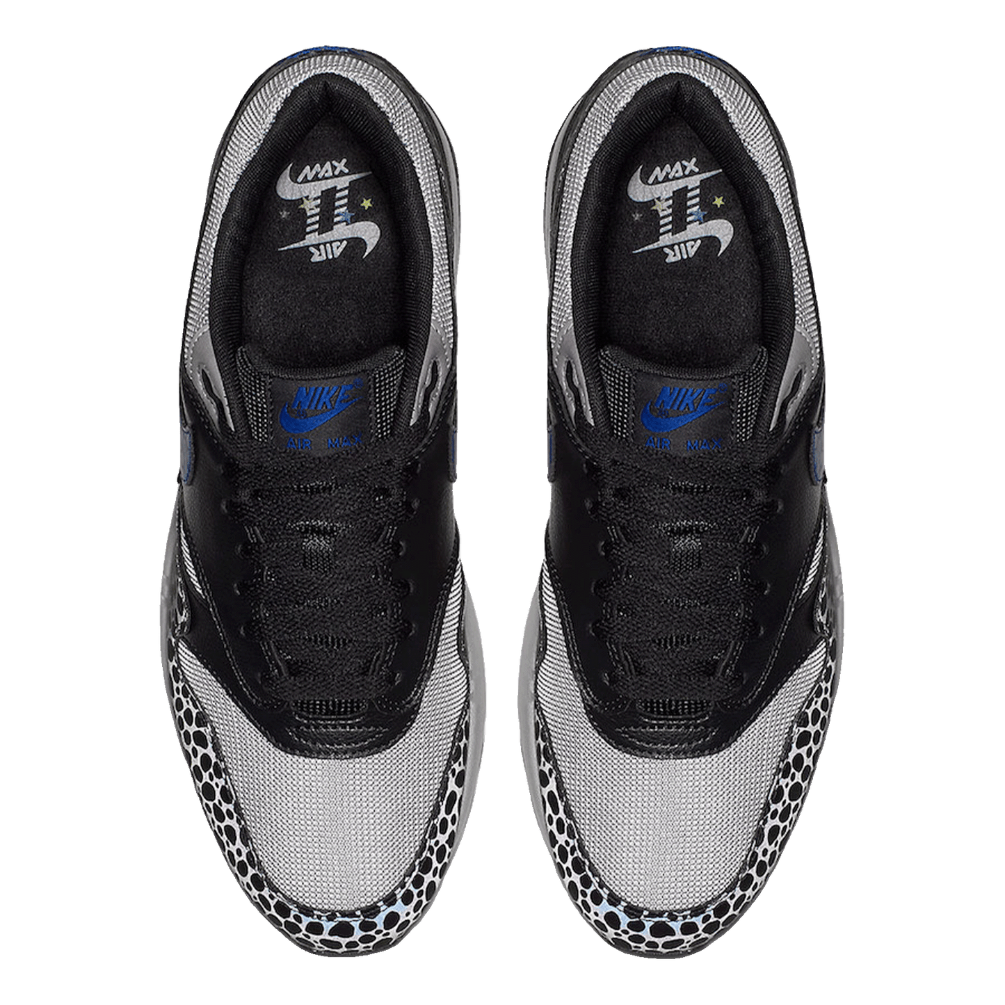 Nike Air Max 1 Safari Reflective Black Oben