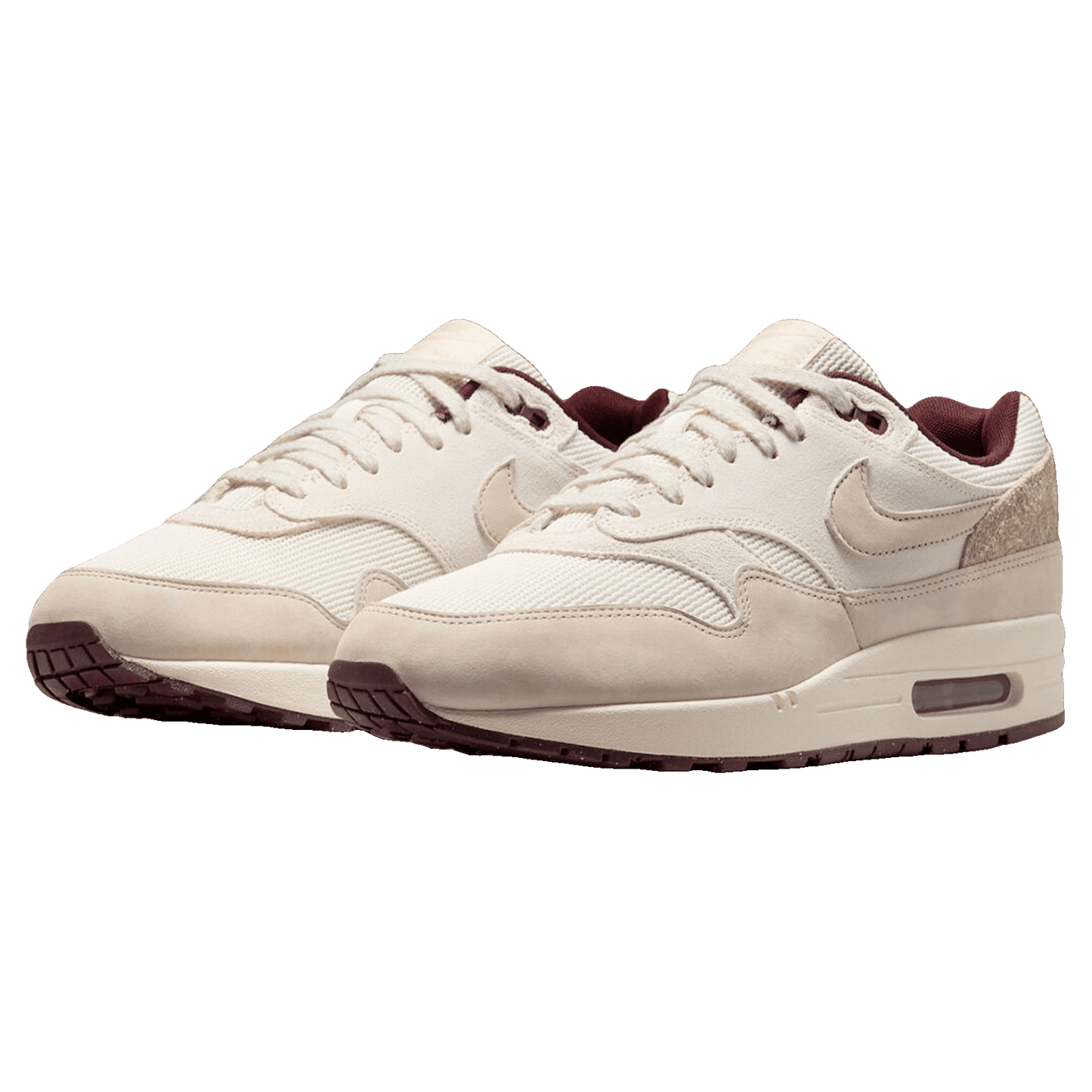 Nike Air Max 1 Sail Burgundy Crush Side