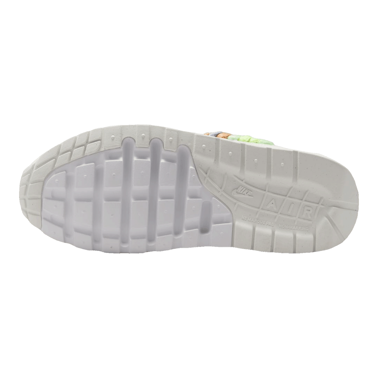Nike Air Max 1 SE White Rainbow Lace Swoosh (GS) Sohle