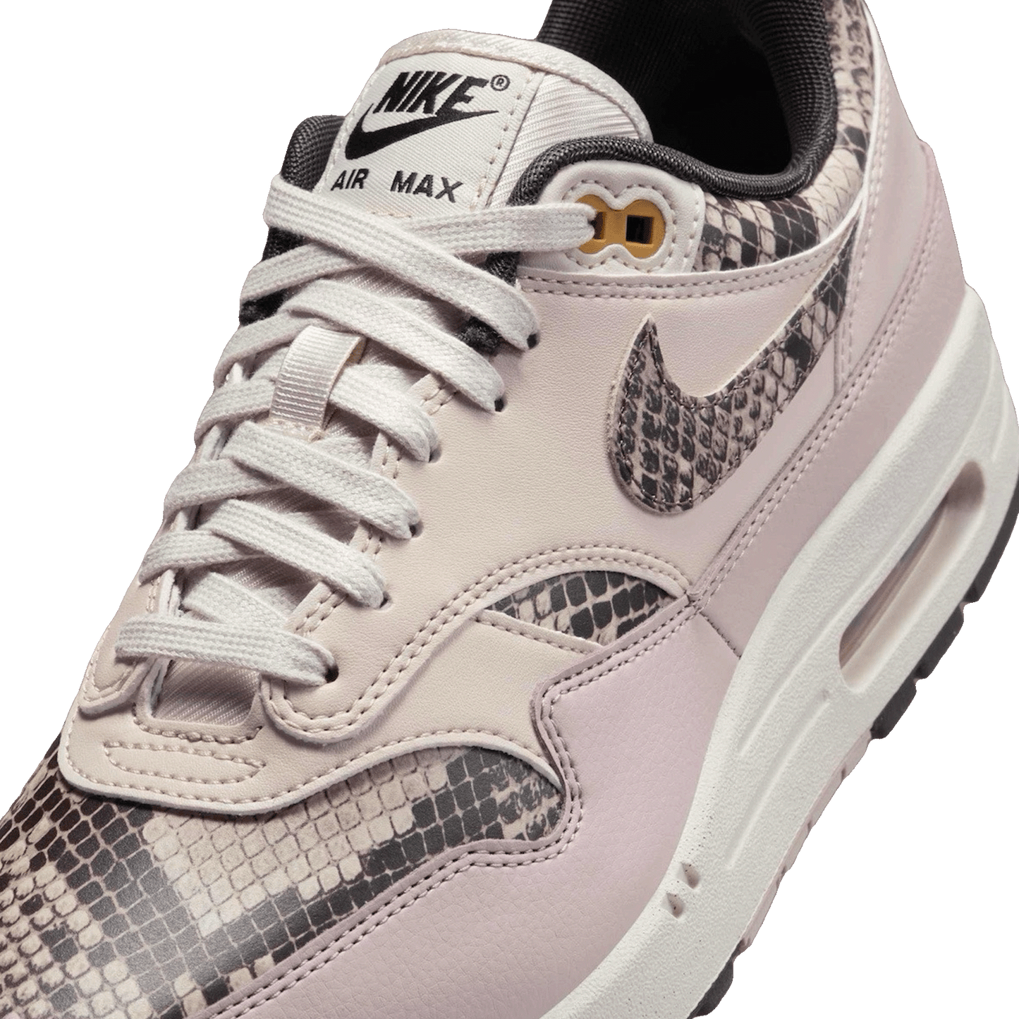 Nike Air Max 1 Snakeskin Light Orewood Brown (W) Toe