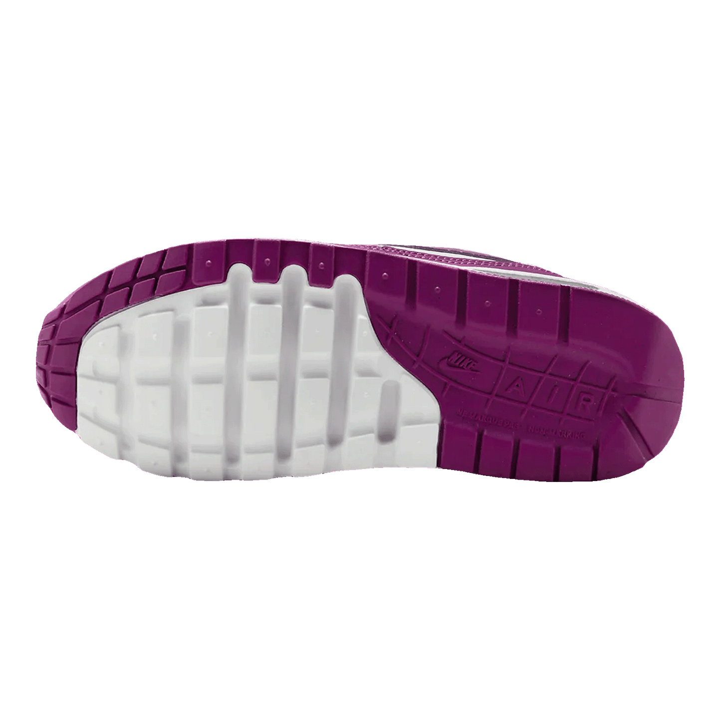 Nike Air Max 1 Summit White White Viotech (GS) Sohle