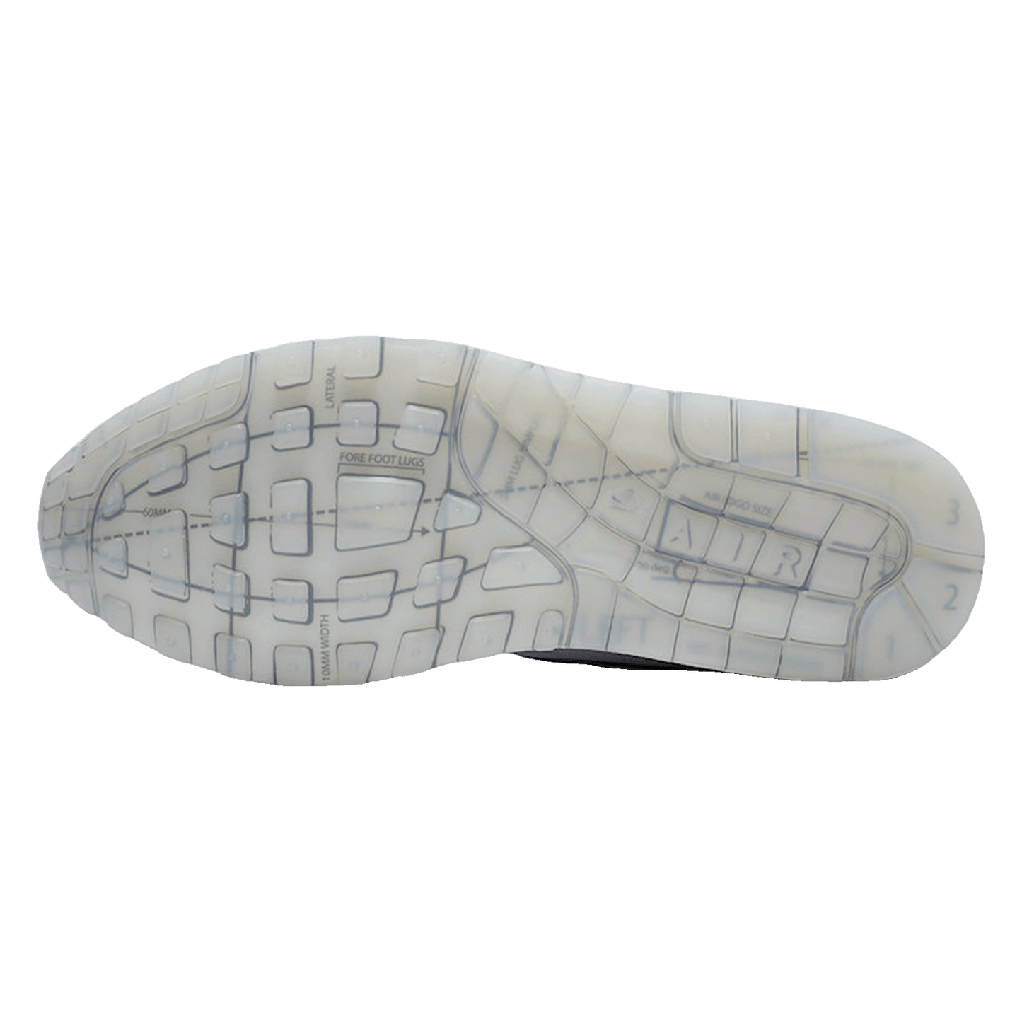 Nike Air Max 1 Tinker Schematic Sohle
