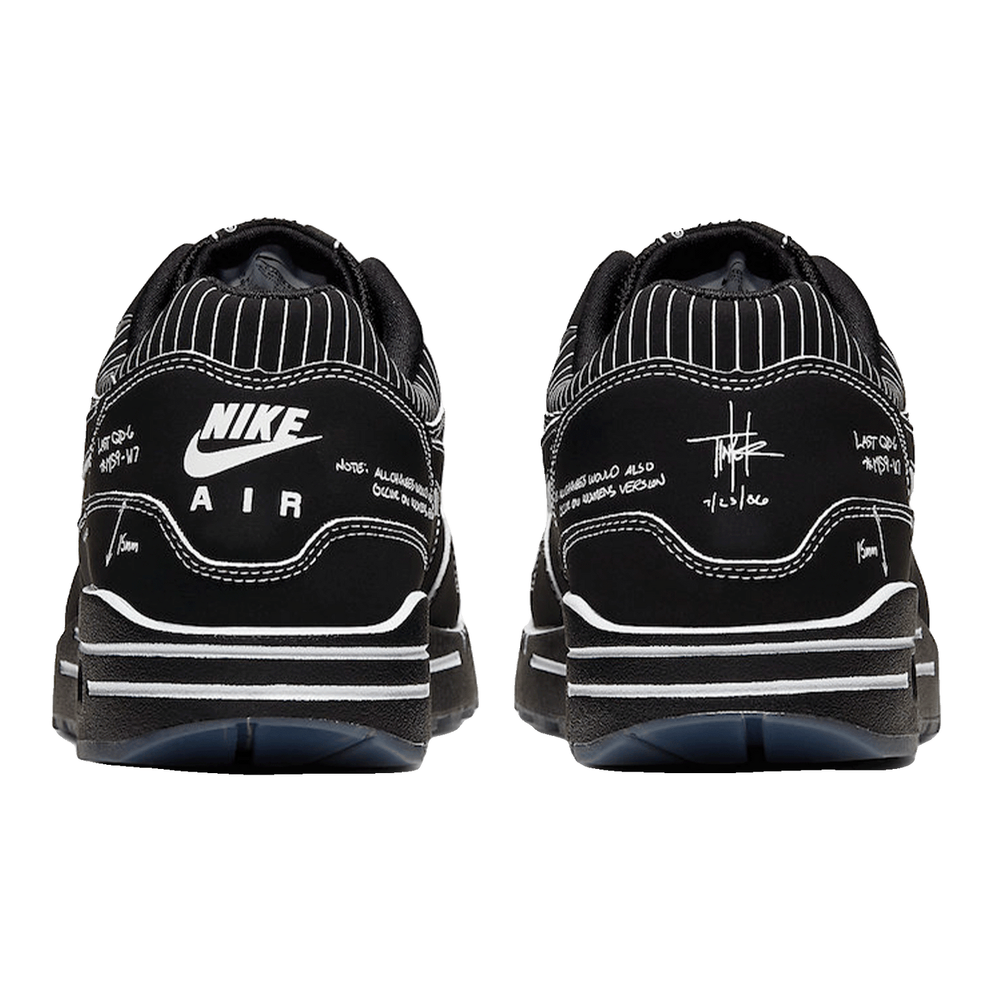 Nike Air Max 1 Tinker Sketch to Shelf Black Back