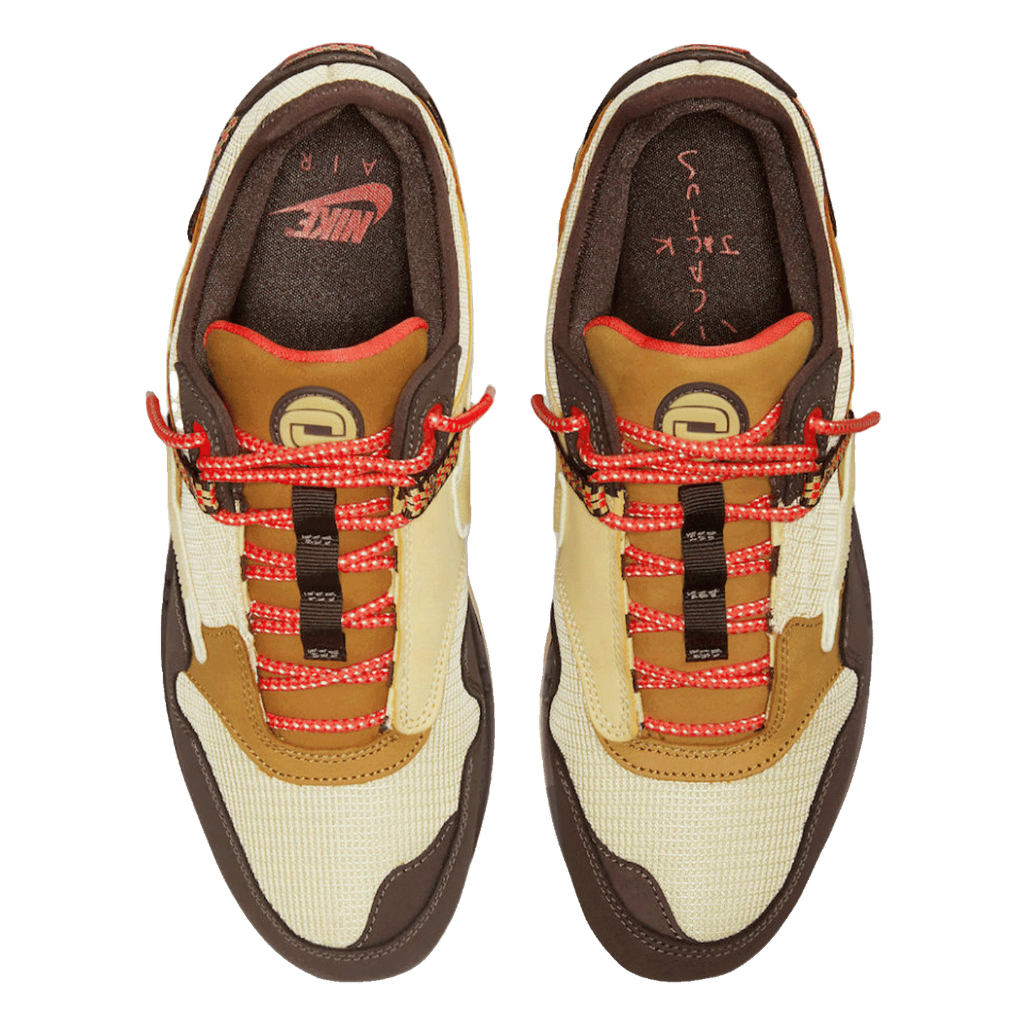 Nike Air Max 1 Travis Scott Cactus Jack Baroque Brown Oben
