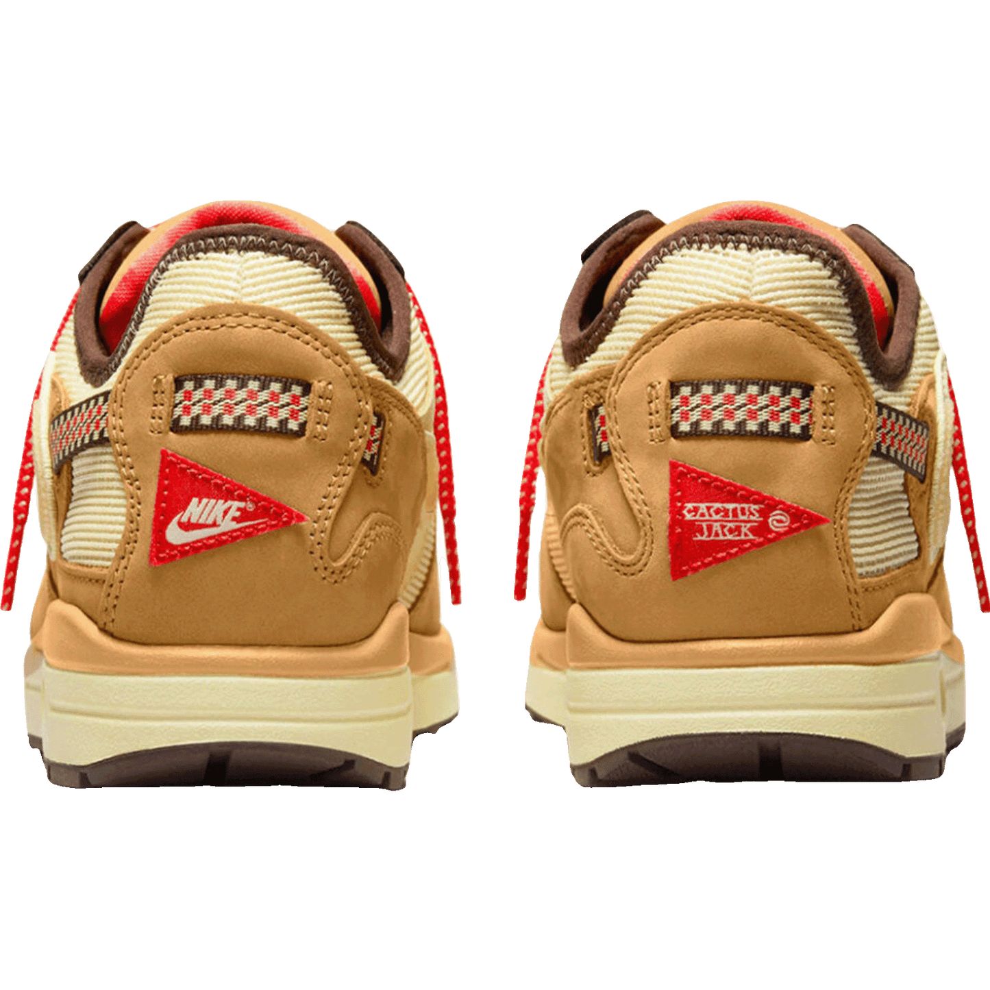 Nike Air Max 1 Travis Scott Cactus Jack Wheat Lemon Drop Back