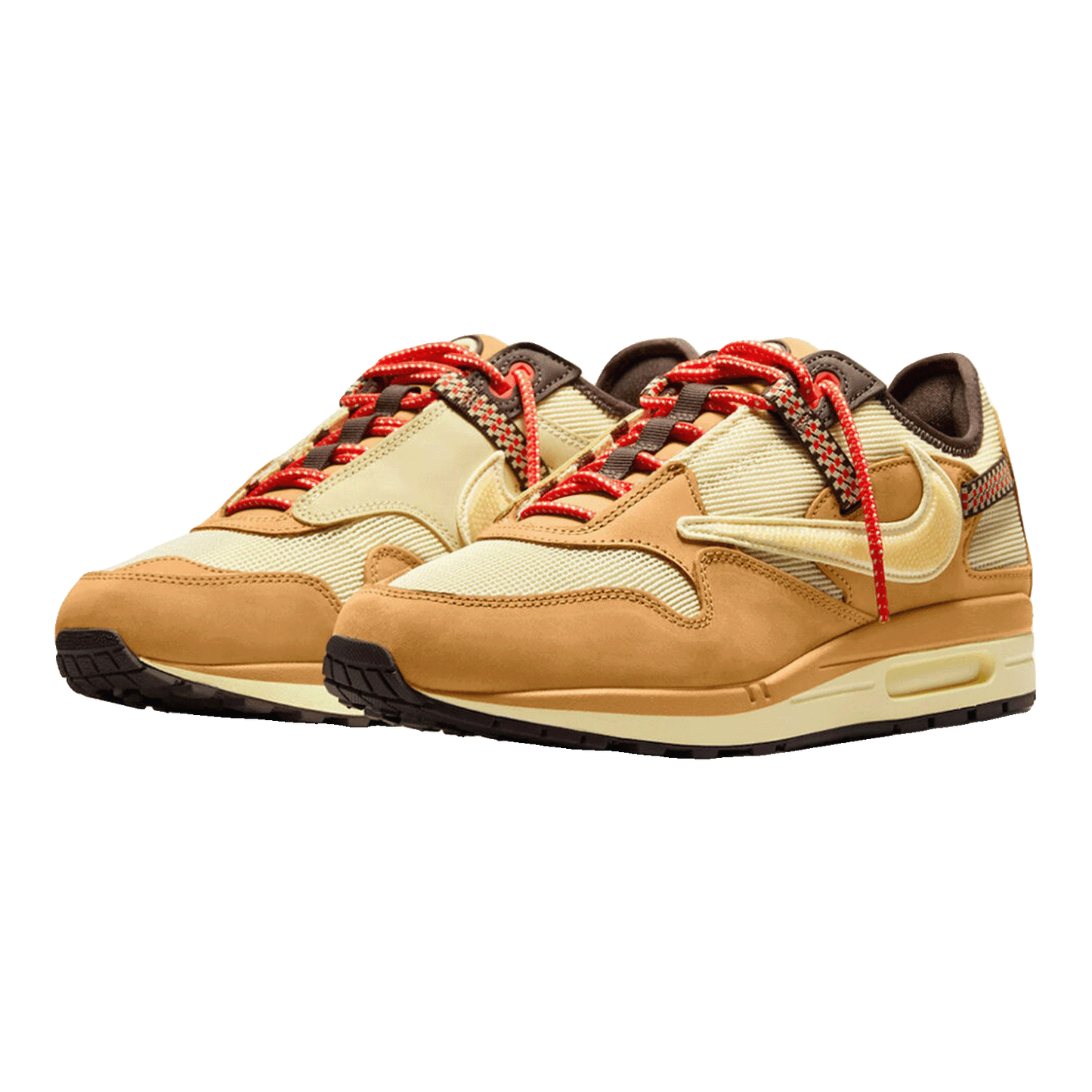 Nike Air Max 1 Travis Scott Cactus Jack Wheat Lemon Drop Side