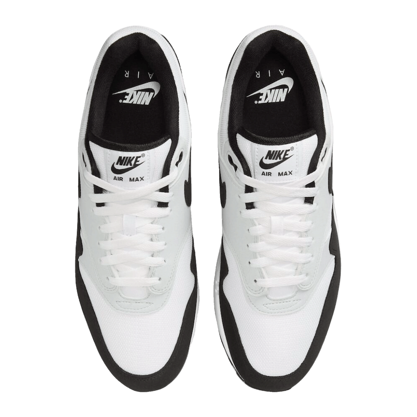 Nike Air Max 1 White Black Oben