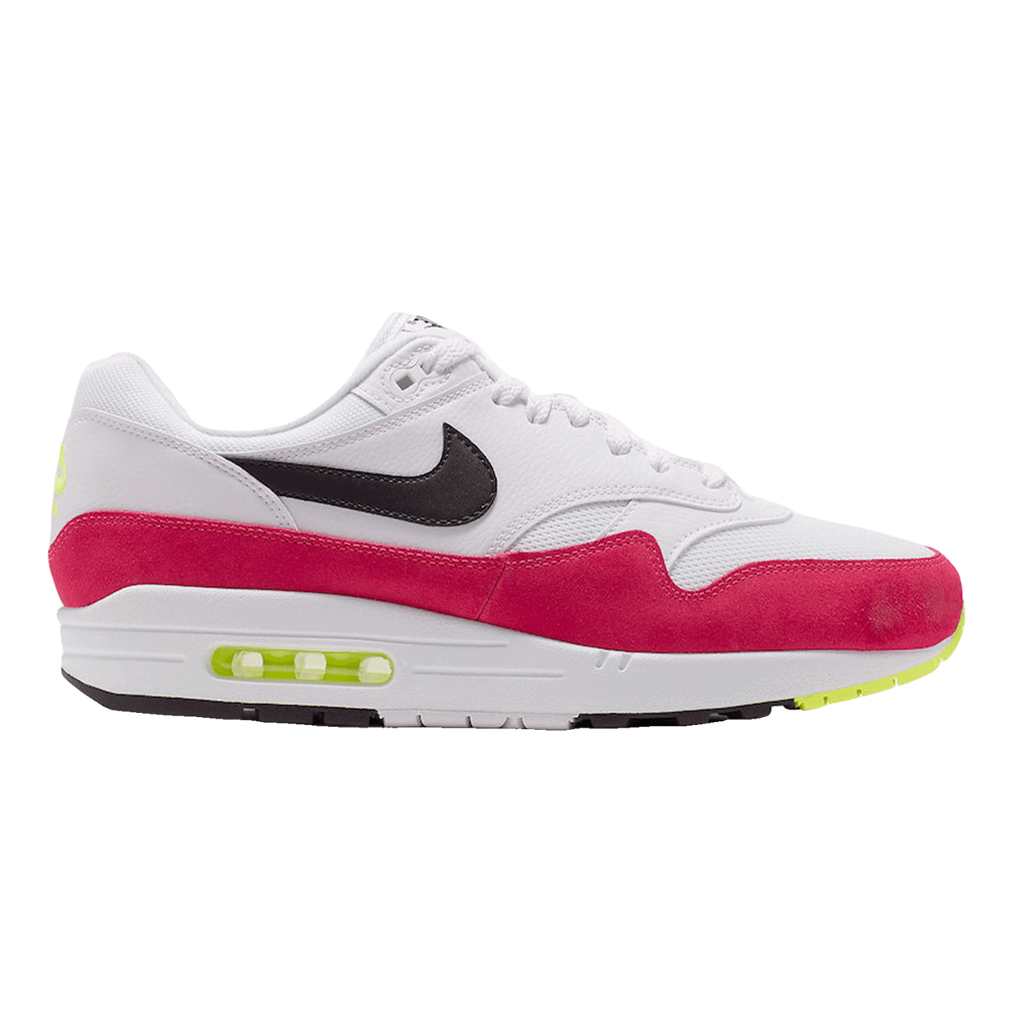 Nike Air Max 1 White Black Volt Rush Pink