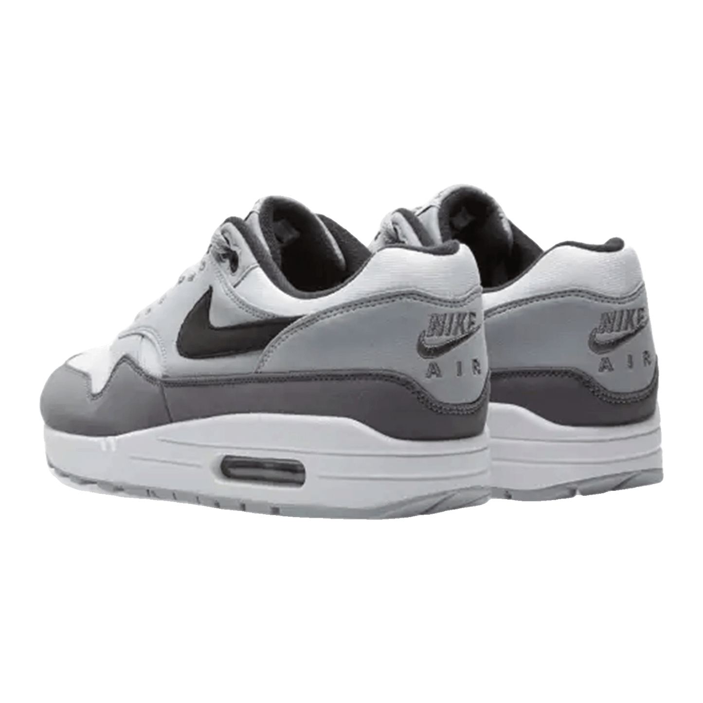 Nike Air Max 1 White Black Wolf Grey Back