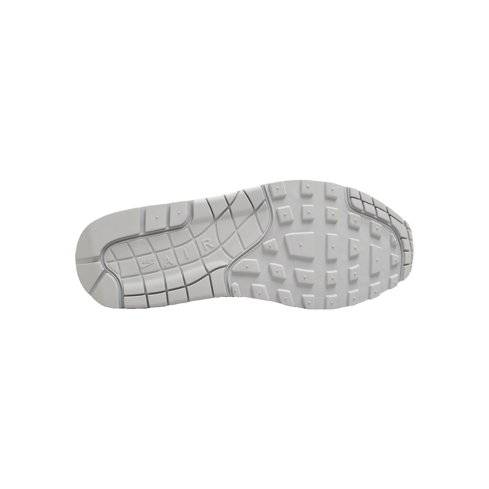 Nike Air Max 1 White Black Wolf Grey Sohle