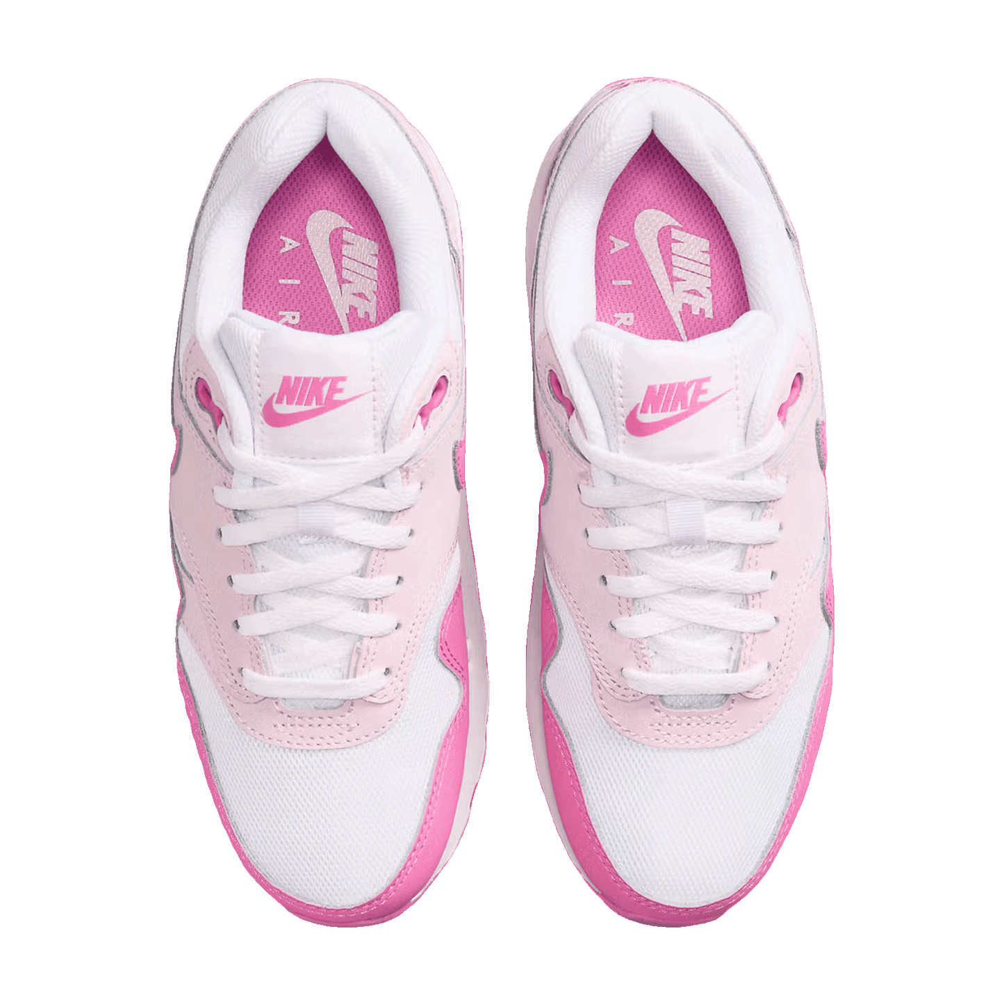 Nike Air Max 1 White Pink Foam (GS) Oben