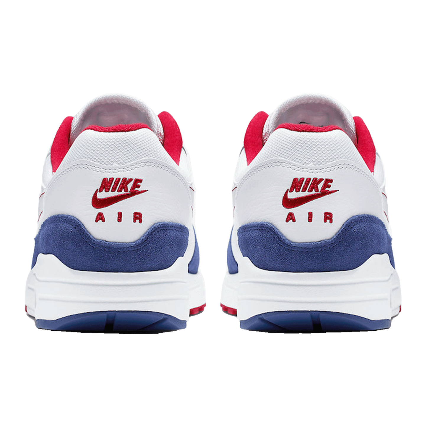 Nike Air Max 1 White Red Blue Back