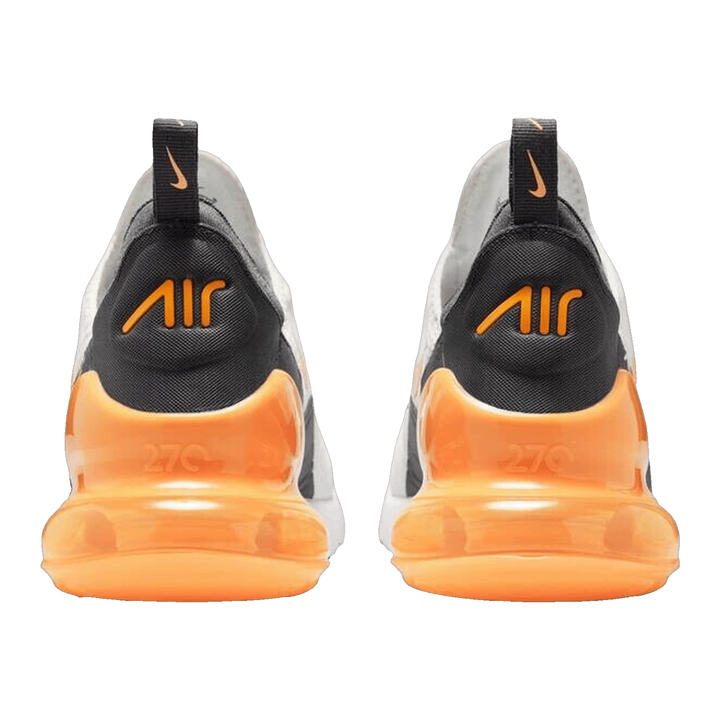 Nike Air Max 270 Summit White Anthracite White Laser Orange Back AH8050-114