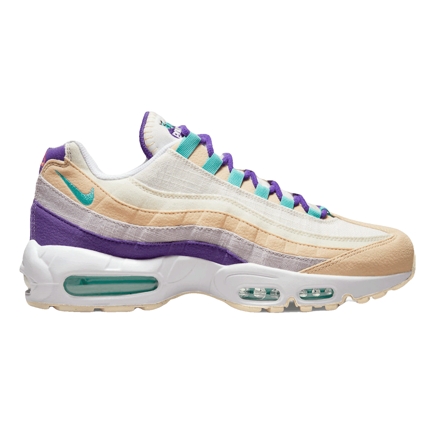 Nike Air Max 95 Air Sprung Sail Purple Teal