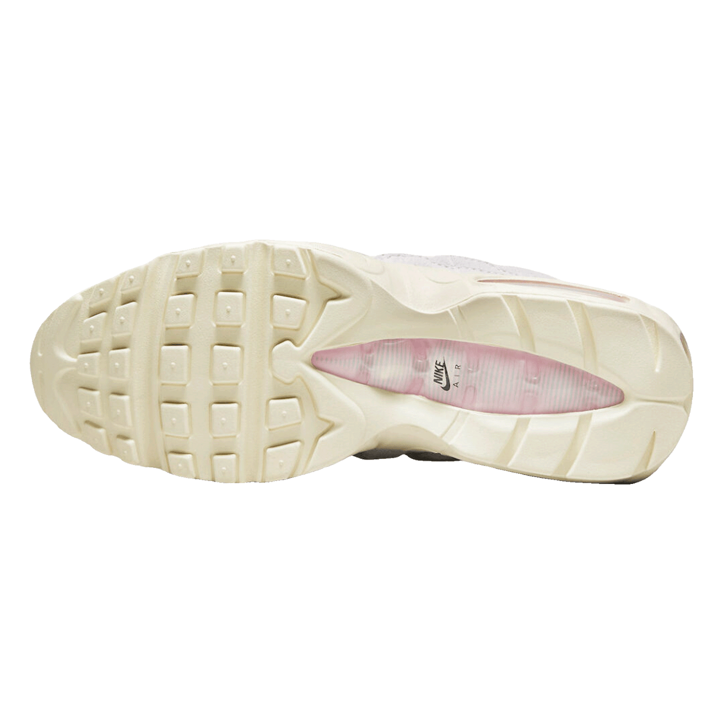 Nike Air Max 95 Grey Fog Pink Foam Sohle