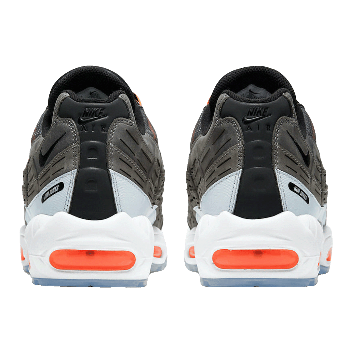 Nike Air Max 95 Kim Jones Black Total Orange Back