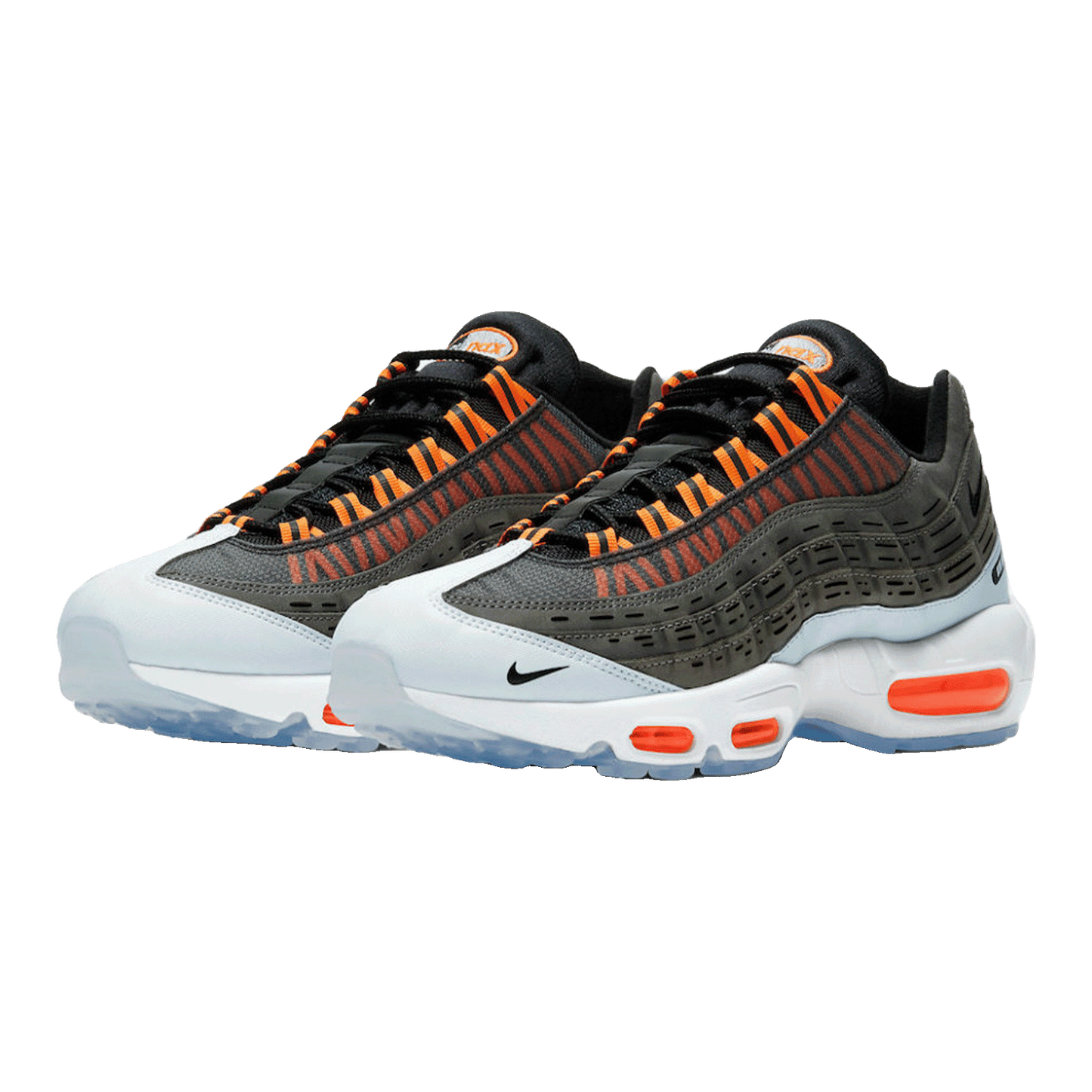 Nike Air Max 95 Kim Jones Black Total Orange Side
