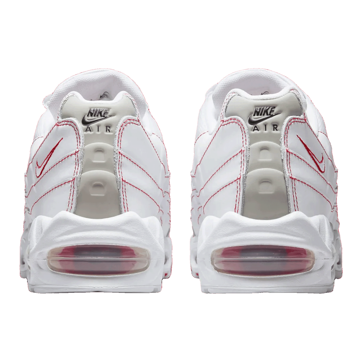 Nike Air Max 95 OG Big Bubble White University Red Back