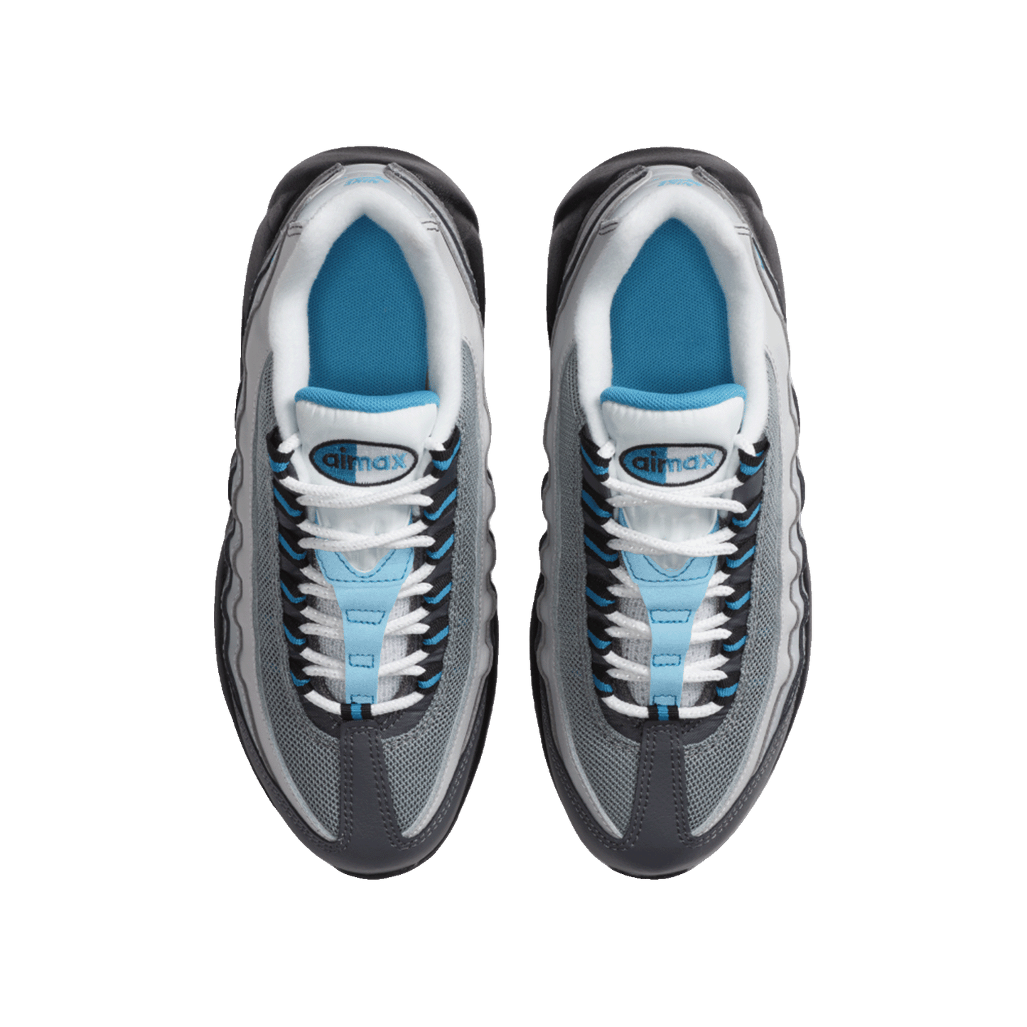 Nike Air Max 95 Recraft Grey Laser Blue (GS) Oben