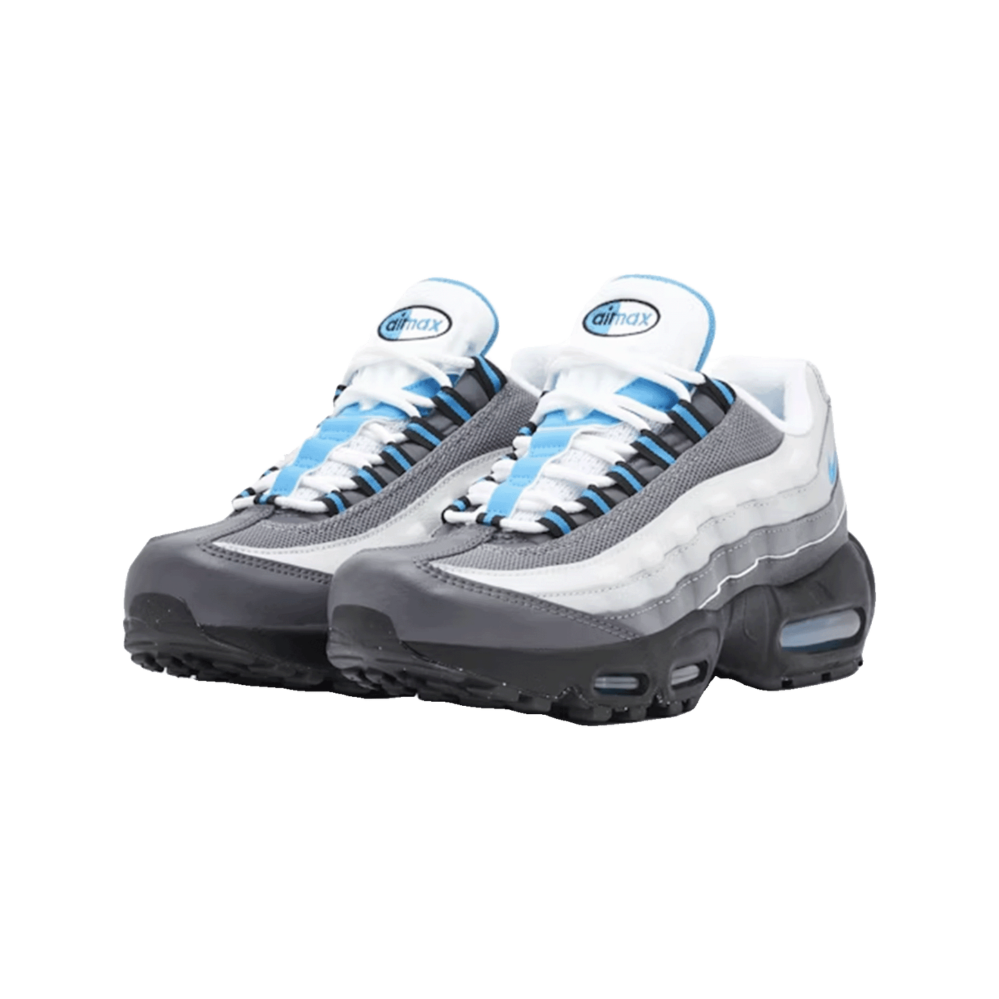 Nike Air Max 95 Recraft Grey Laser Blue (GS) Side