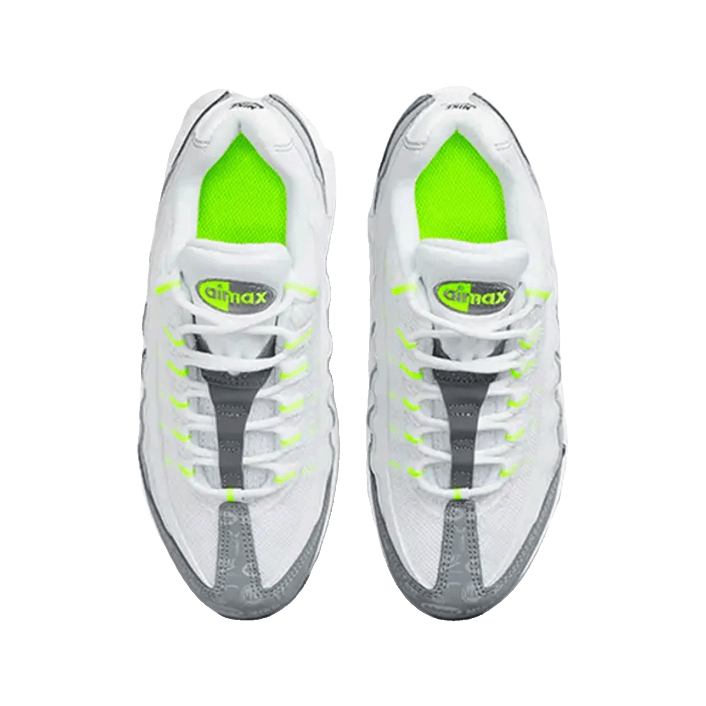 Nike Air Max 95 Recraft White Grey Volt (GS) Oben