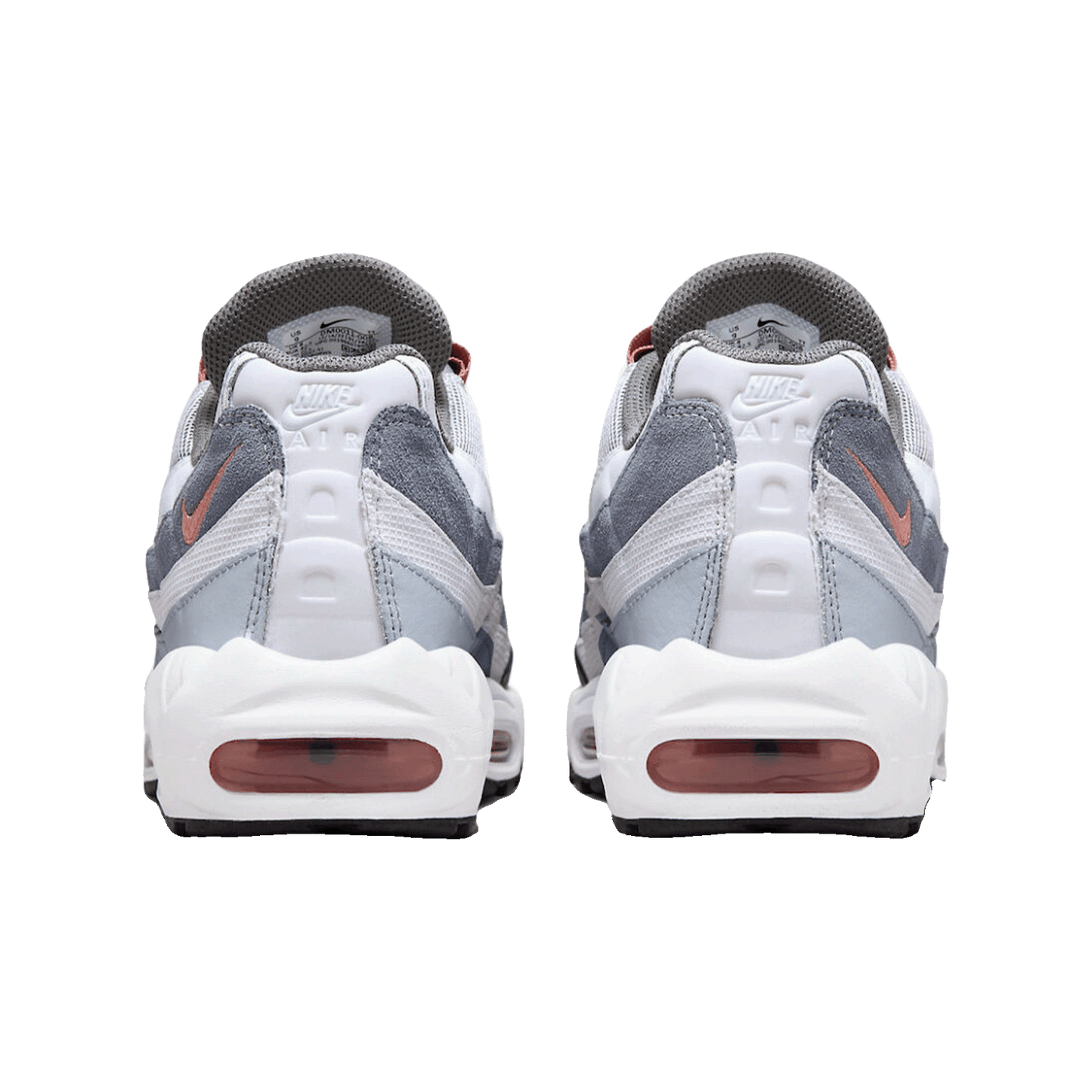 Nike Air Max 95 Vast Grey Red Stardust Back