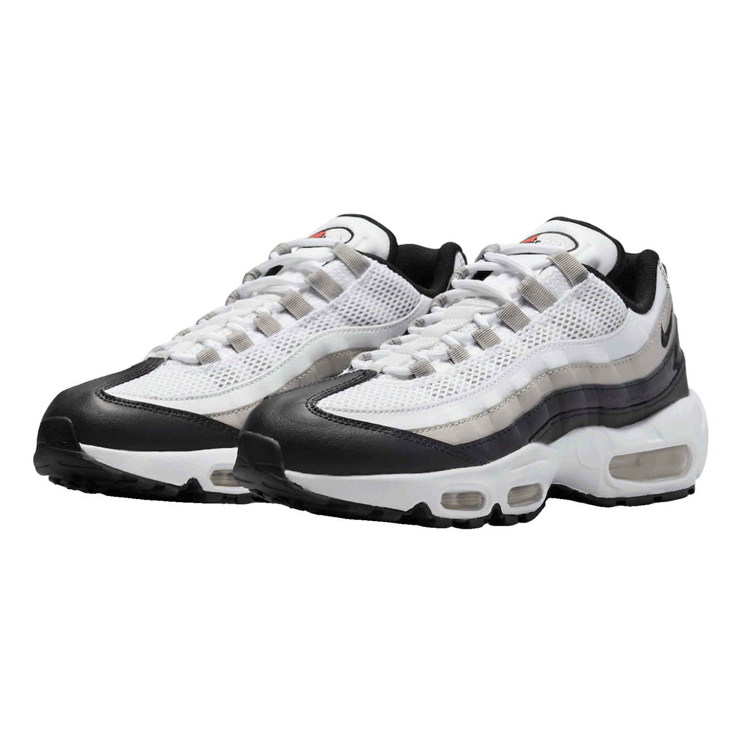 Nike Air Max 95 White Light Iron Ore Black Patent (W) Side