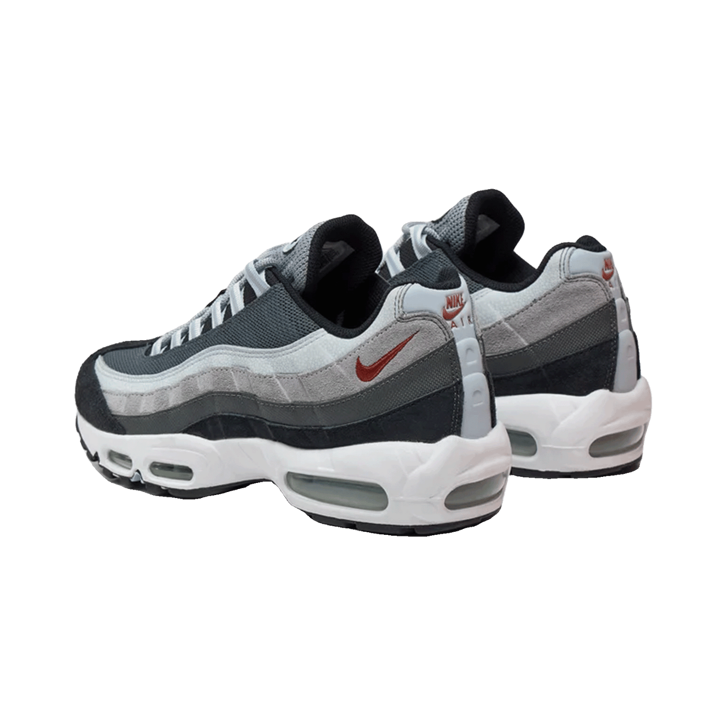 Nike Air Max 95 Wolf Grey Rugged Orange Oben