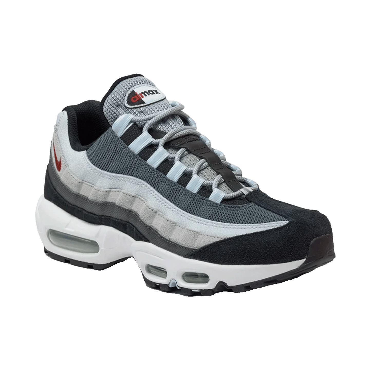 Nike Air Max 95 Wolf Grey Rugged Orange Side