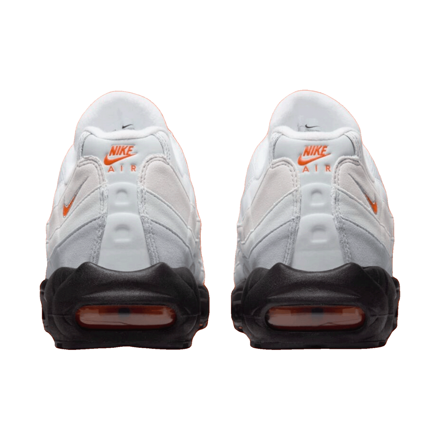 Nike Air Max 95 Wolf Grey Safety Orange Pure Platinum Back