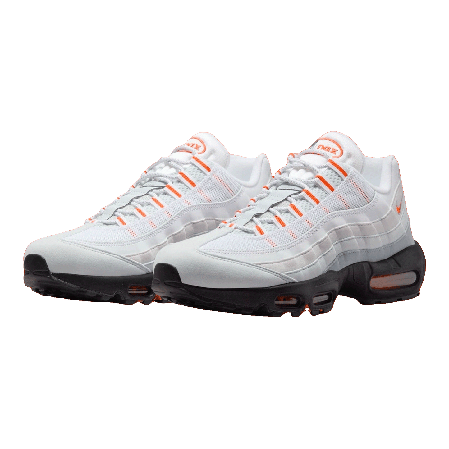Nike Air Max 95 Wolf Grey Safety Orange Pure Platinum Side