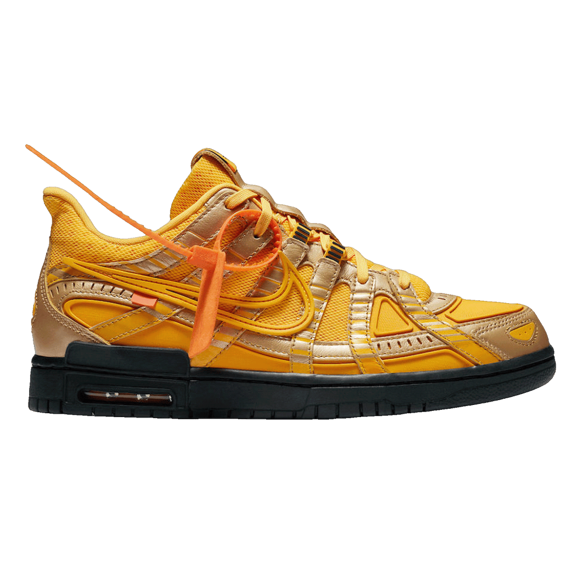 Nike Air Rubber Dunk Off-White University Gold CU6015-700