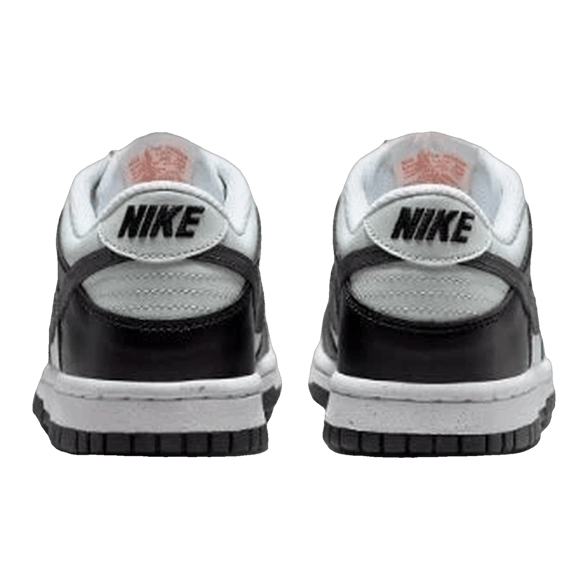 Nike Dunk Low Black Bright Mandarin Mini Swoosh (GS) FN7784-001
