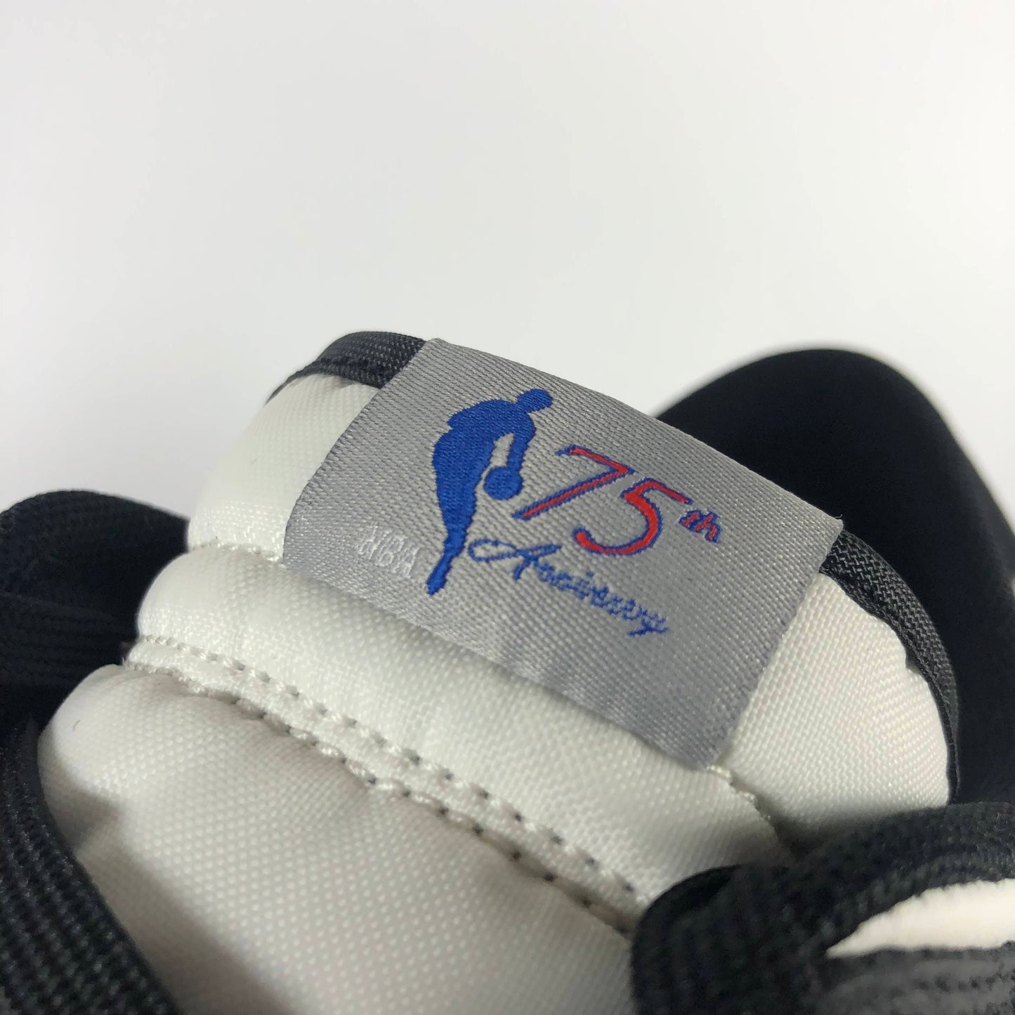 Nike Dunk Low EMB NBA 75th Anniversary Chicago Tongue