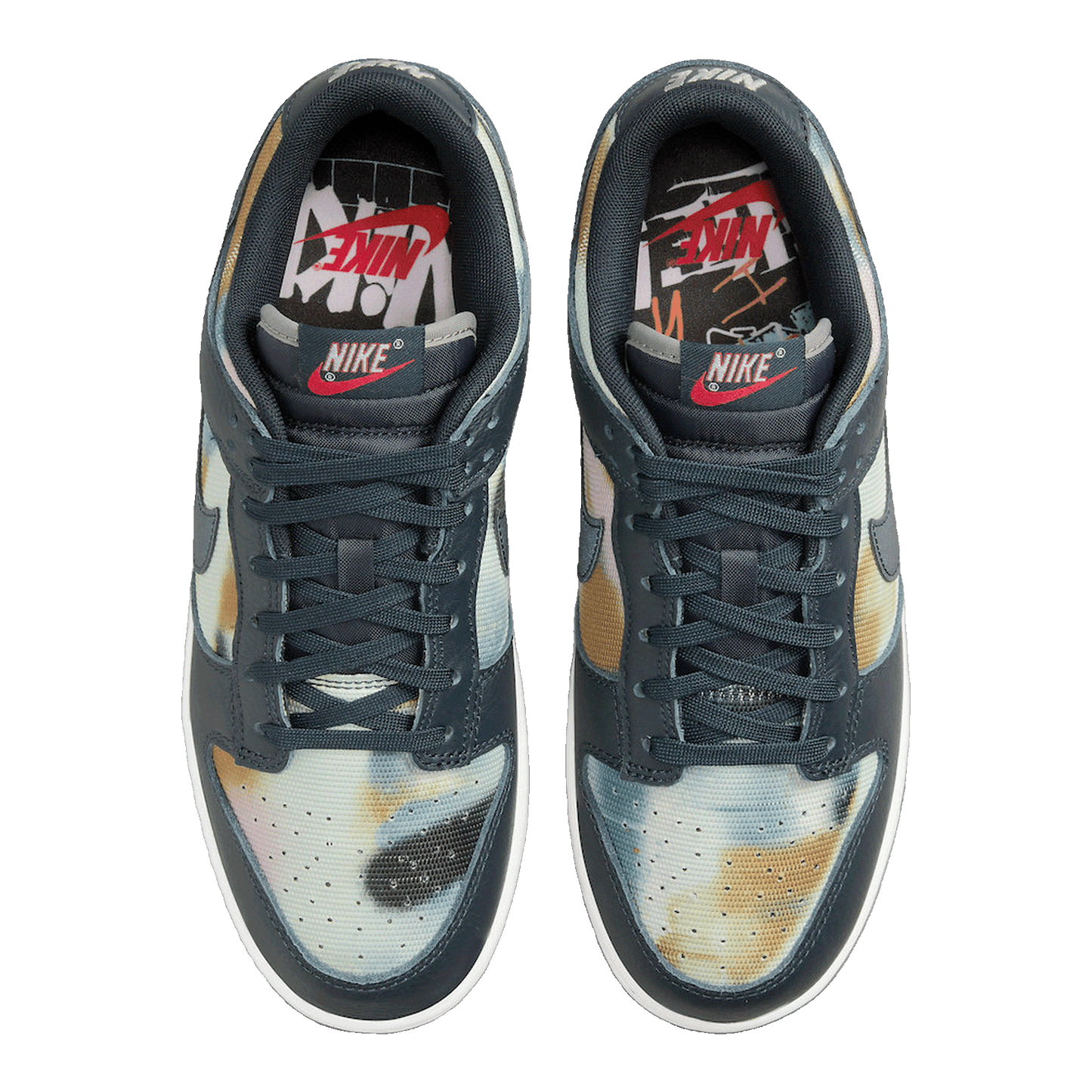 Nike Dunk Low Graffiti Navy Oben DM0108-400