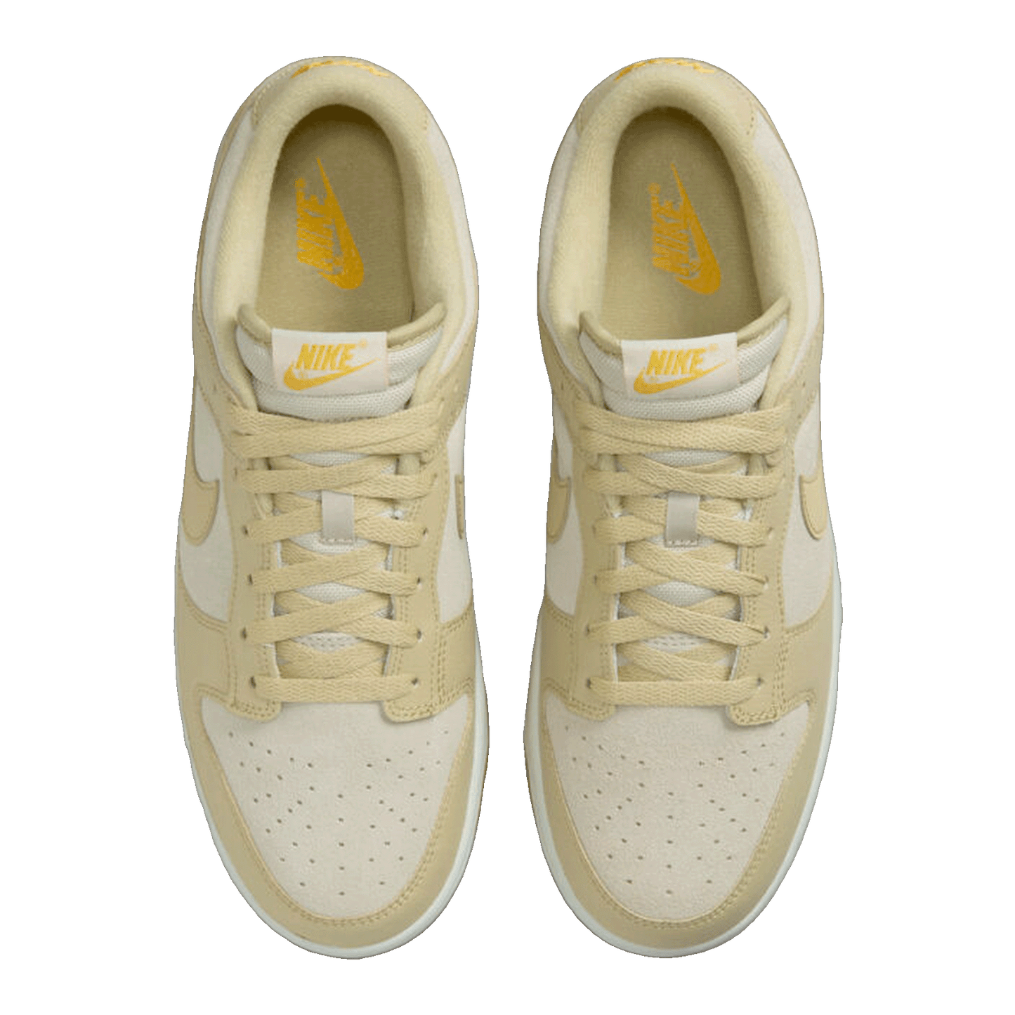 Nike Dunk Low Khaki Suede Gum Oben DZ4513-200