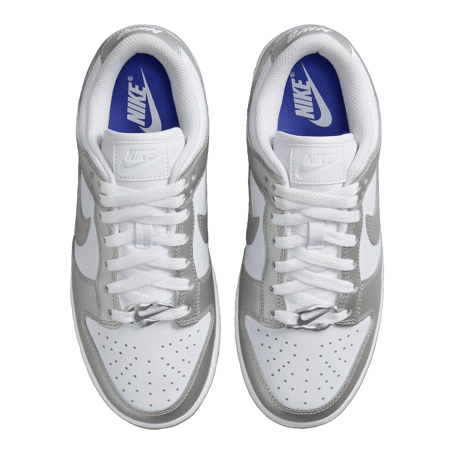 Nike Dunk Low Metallic Silver (W) Oben FV1311-100
