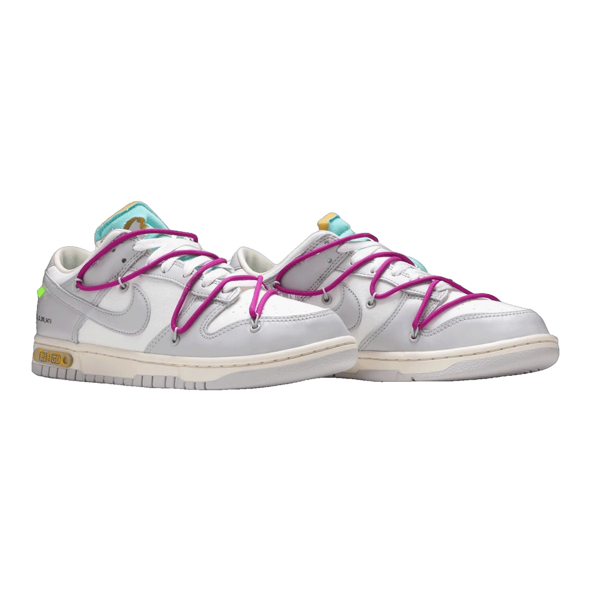 Nike Dunk Low Off-White Lot 21 Side DM1602-100