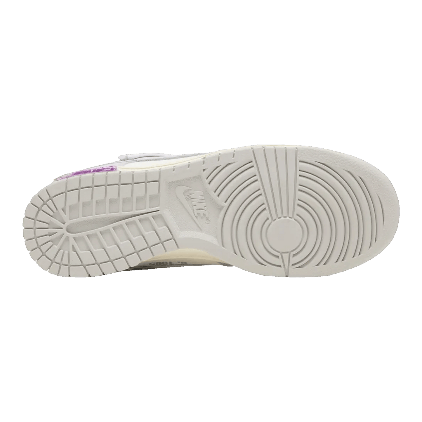 Nike Dunk Low Off-White Lot 3 Sohle DM1602-118