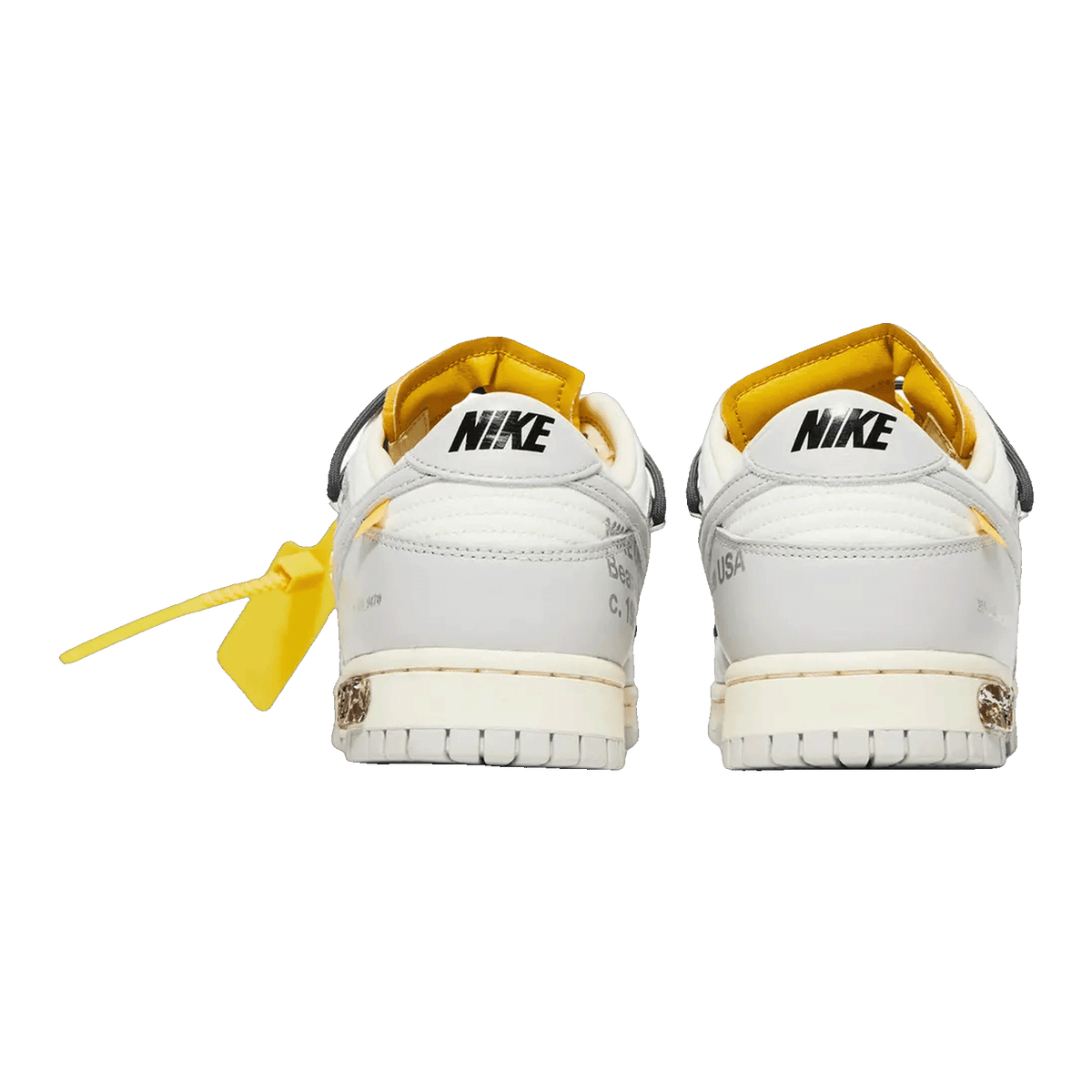 Nike Dunk Low Off-White Lot 41 Back DM1602-105