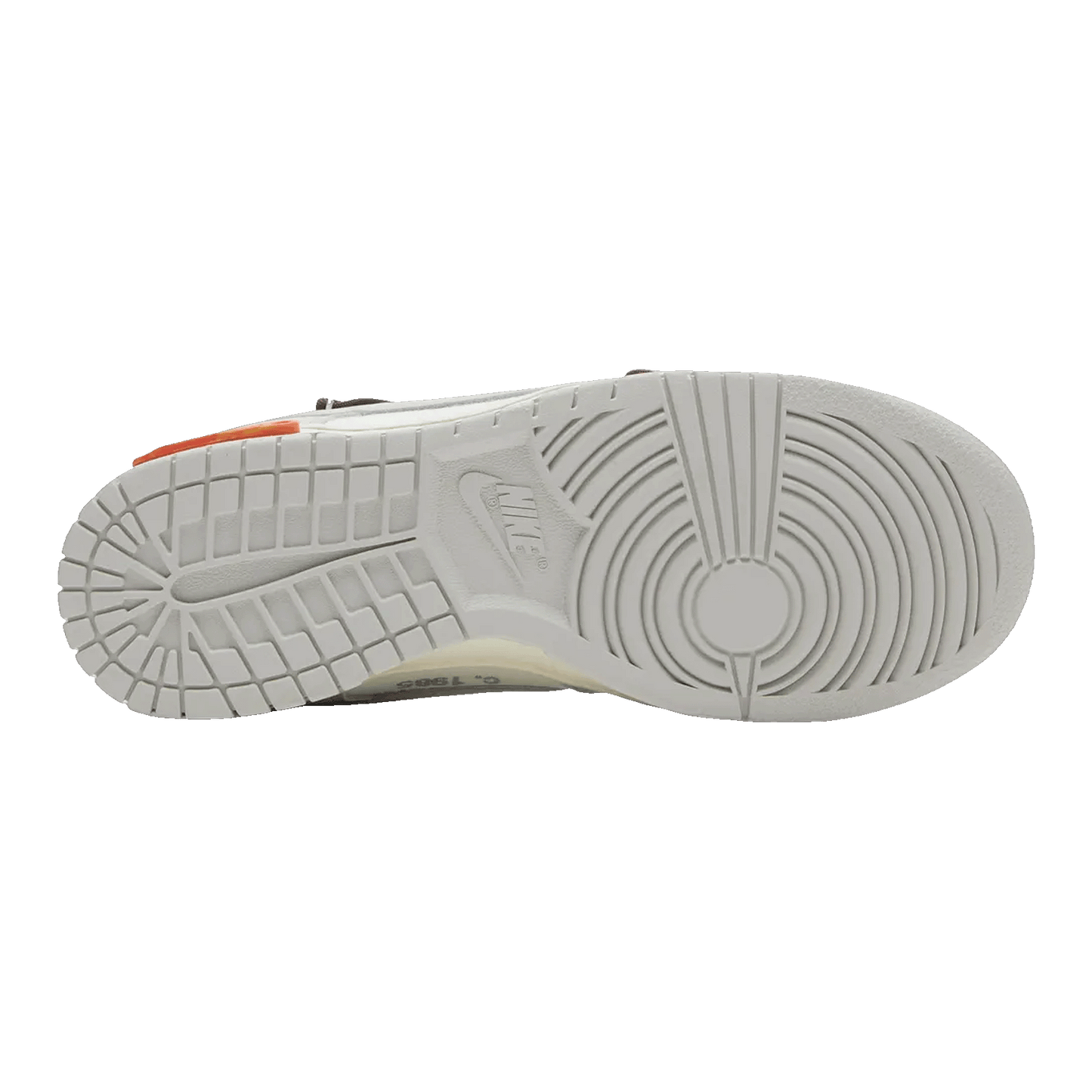 Nike Dunk Low Off-White Lot 46 Sohle DM1602-102