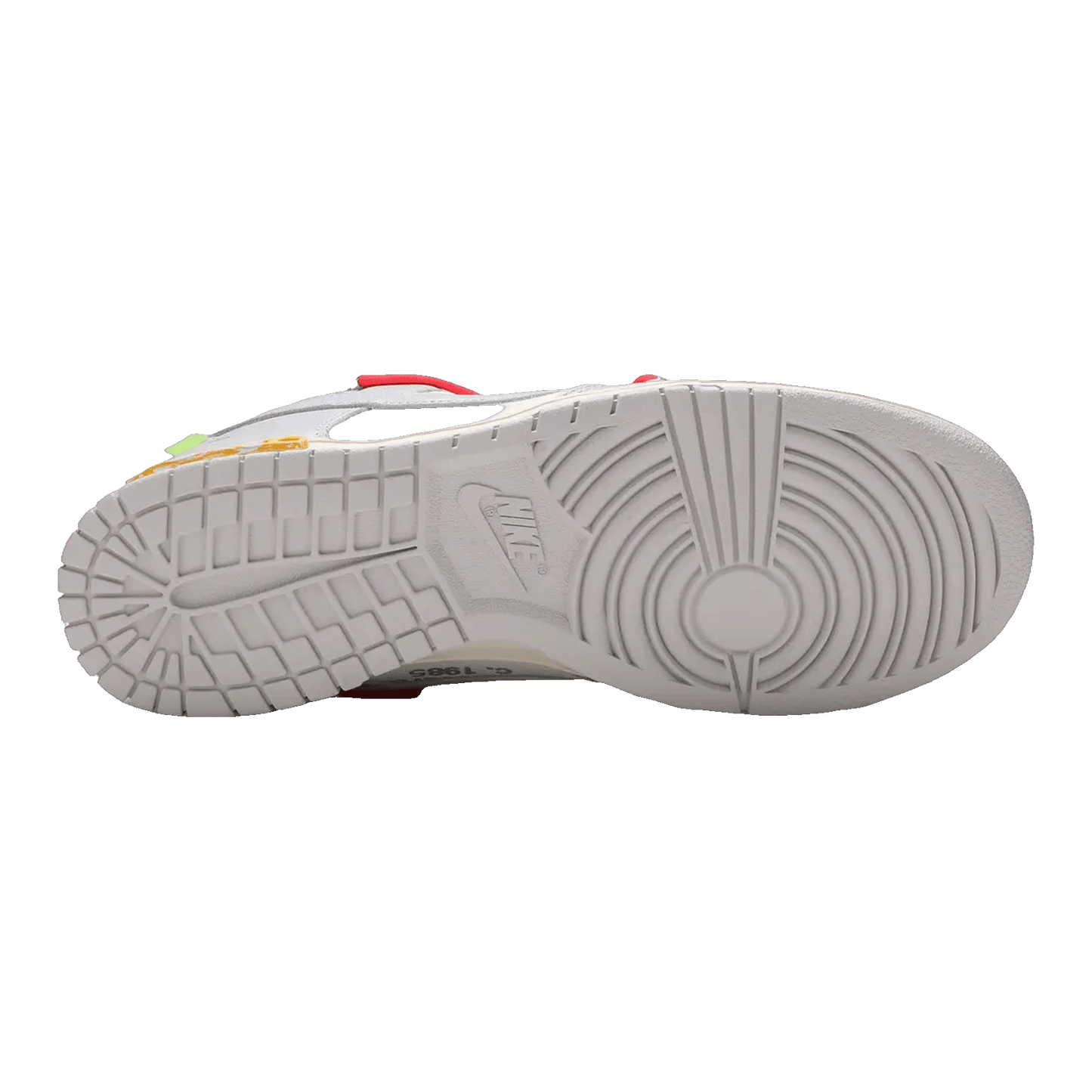 Nike Dunk Low Off-White Lot 6 Sohle DM1602-110