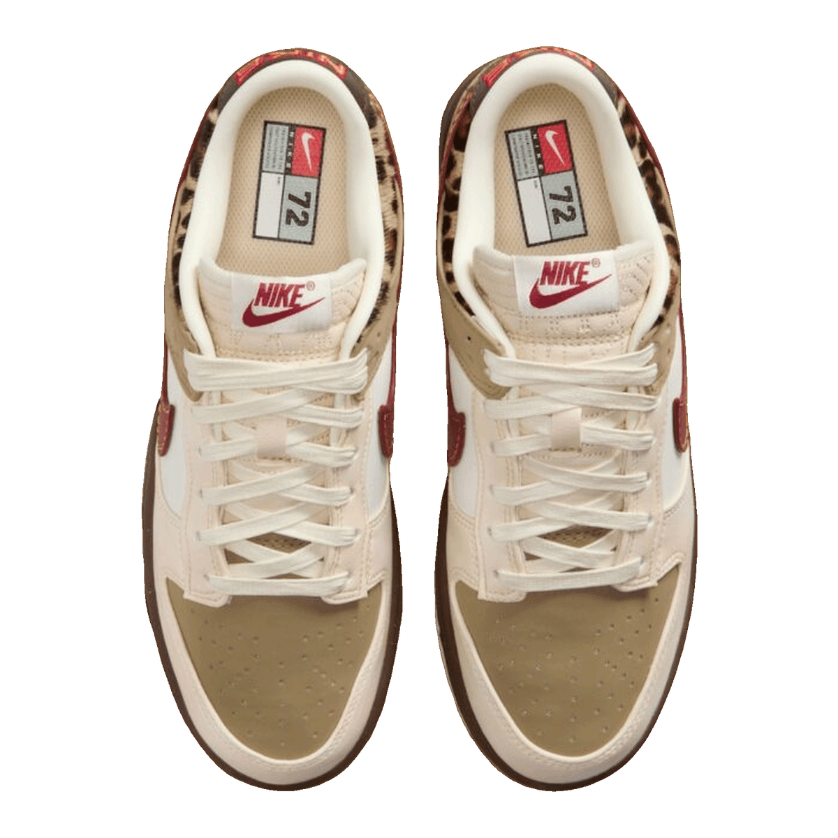 Nike Dunk Low Retro Khaki Team Red Pearl White (W) IM6687-262