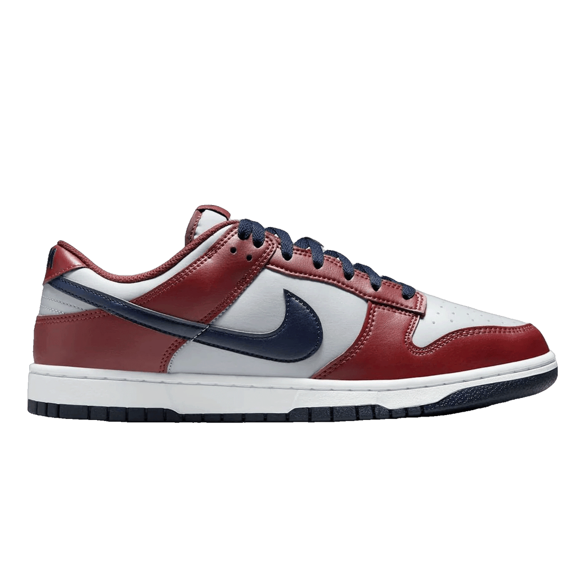 Nike Dunk Low Retro Wolf Grey Obsidian Dark Team Red HF5441-003