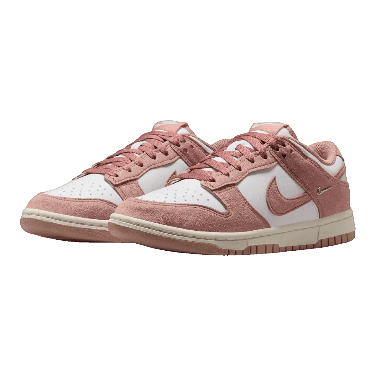 Nike Dunk Low Rose Whisper Gold Mini Swoosh (W) Side IB4417-102