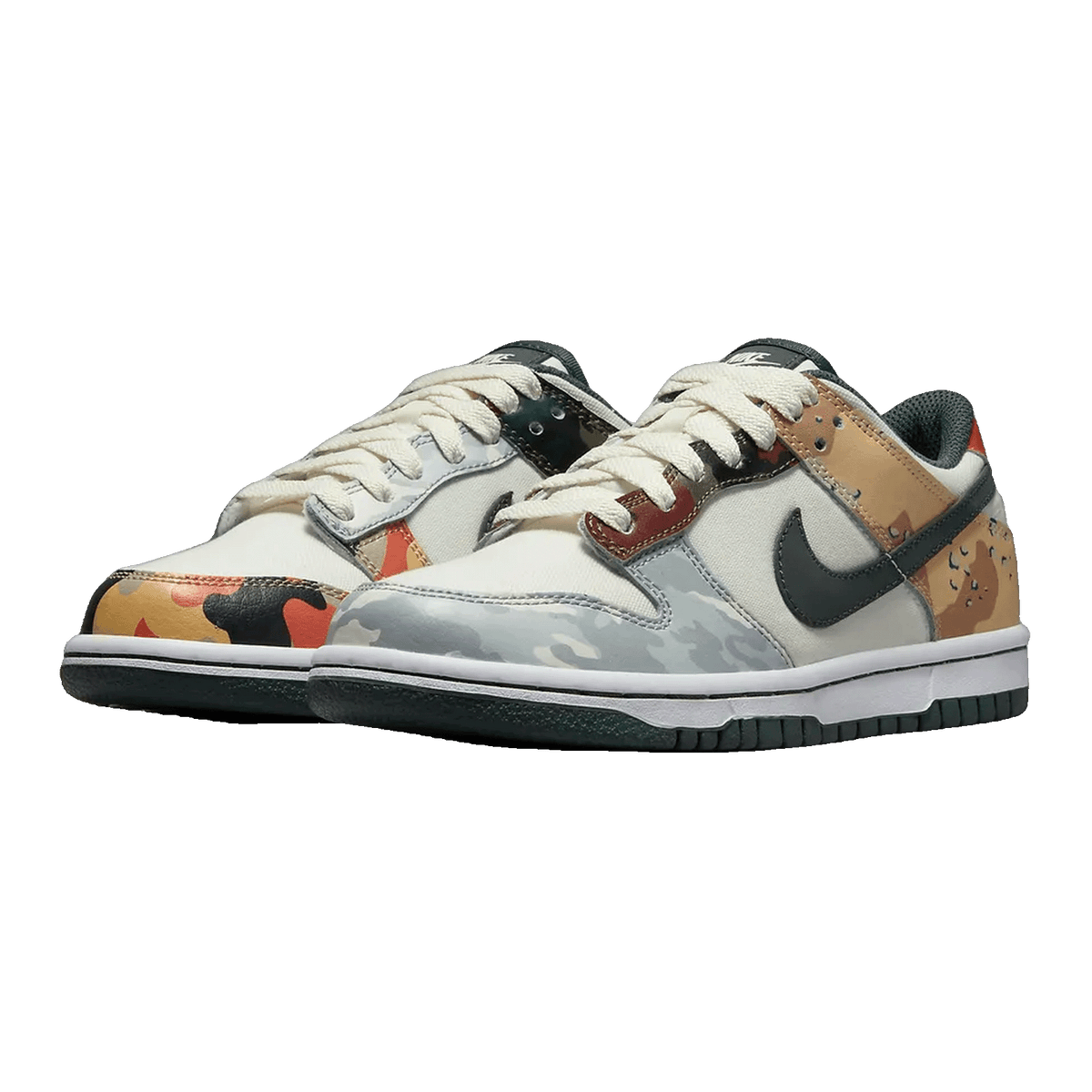 Nike Dunk Low Sail Multi-Camo (GS) Side DB1909-100