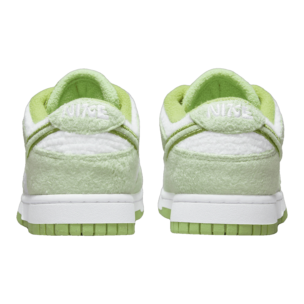 Nike Dunk Low SE Fleece Pack Honeydew (W) Back DQ7579-300