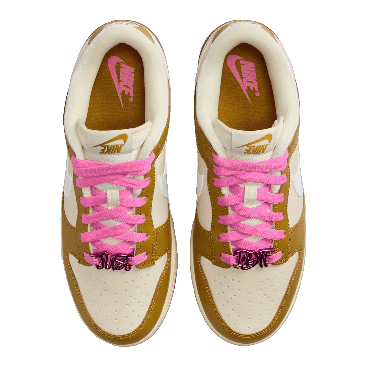 Nike Dunk Low SE Just Do it Bronzine Pink (W) FD8683-700